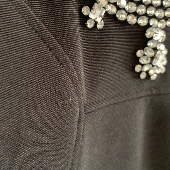 TUTU Mini black dress with silver collar studs. - Picture 8 of 10